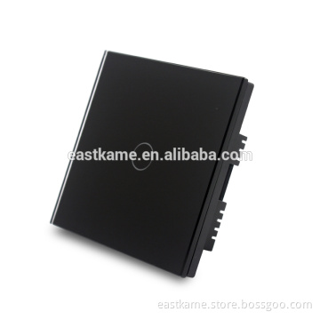 EU standard/US Standard touch wall switch , 1 Gang/2 gang/3 gang Crystal Glass Panel